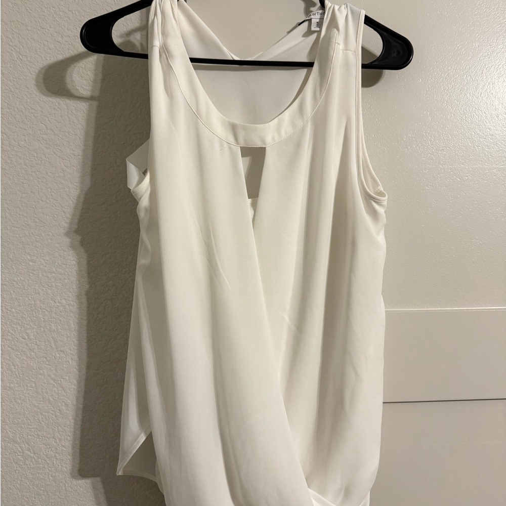 41 Hawthorn White Sleeveless Tank Top